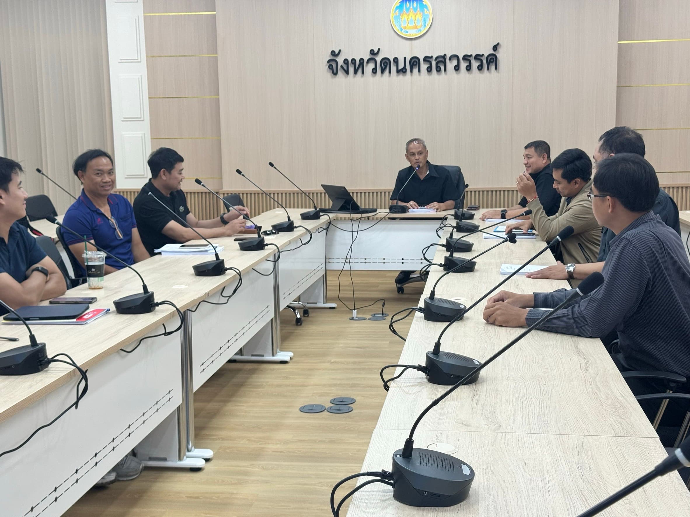 เข้าร่วมการประชุมคณะกรรมการตรวจรับพัสดุงานจ้างปรับปรุงห้องประชุมภายในศาลากลางจังหวัดนครสวรรค์ ประจำปีงบประมาณ พ.ศ. 2568 ครั้งที่ (7/2569)
